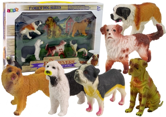 Set of Purebred Dog Figurines