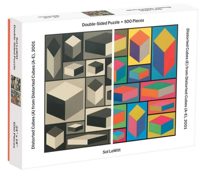 Galison Sol Lewitt Double Sided Puzzle 500 Pieces