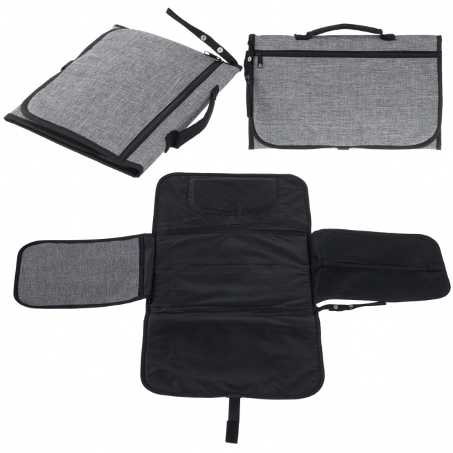 Portable Changing Mat Bag - Gray