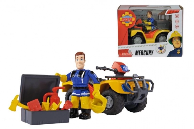 Feuerwehrmann Sam Mercury Quad mit Spielfigur