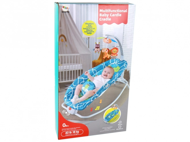 2-in-1 Baby Rocker Chair with Sounds and Vibrations