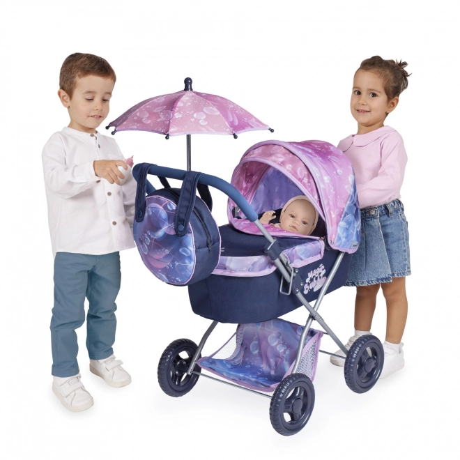 Decuevas Folding Doll Stroller with Umbrella and Bag Magic Bubble