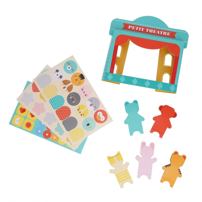 Petit Collage Finger Puppet Theater Set