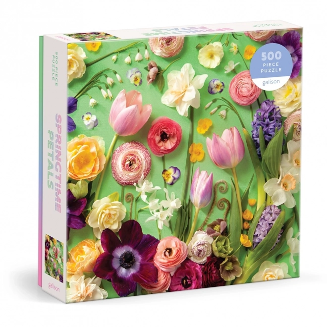 Galison Spring Petal Puzzle 500 Pieces