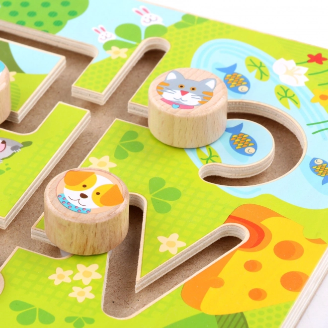 Sunny Valley Wooden Maze by Lucy & Leo