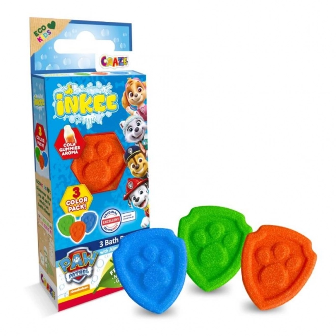 Inkee Mini Bath Bombs Paw Patrol