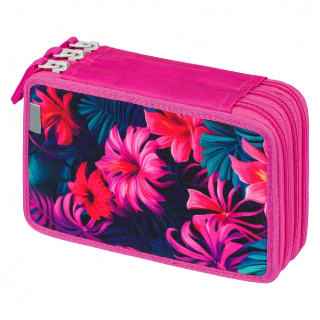 Baagl School Pencil Case - Flamingos