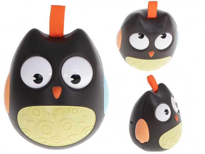 Sensory Blue Owl Toy – Black