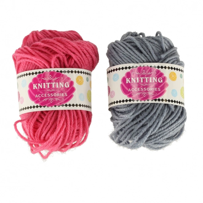 Knitting Loom Machine with Yarn Balls