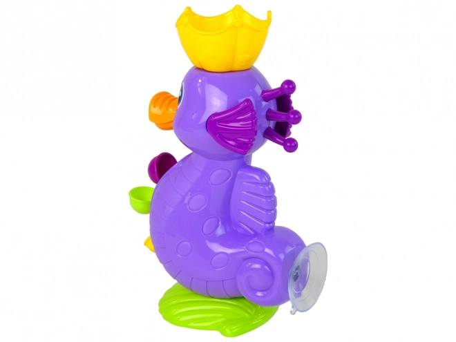 Bath Toy Waterfall Seahorse with Duck Cup