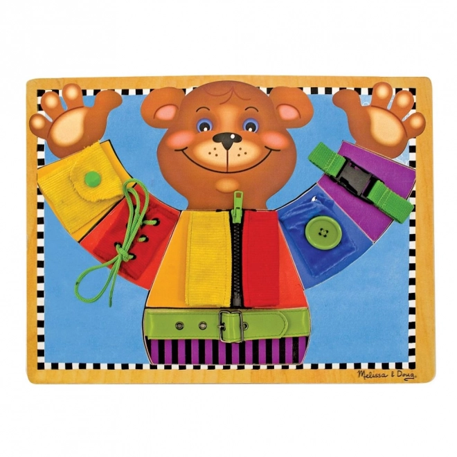 Melissa and doug - Dress up bear motor skills board