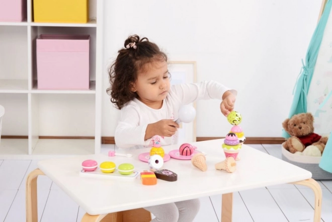 Wooden Ice Cream Toy Set