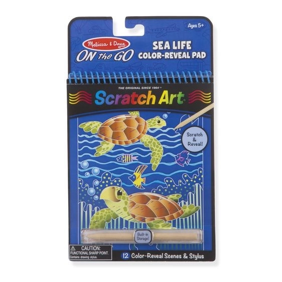 Scratch-Off Sea Life Game