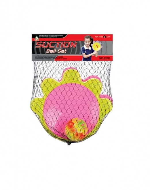 Ball Catching Game with Suction Cups