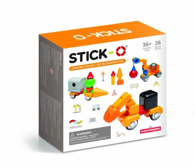 Stick-0 Magnetic Building Set for Kids