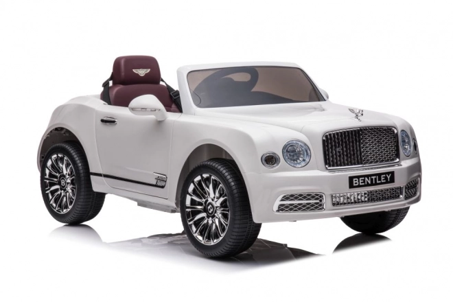 Electric Ride-On Car Bentley Mulsanne White