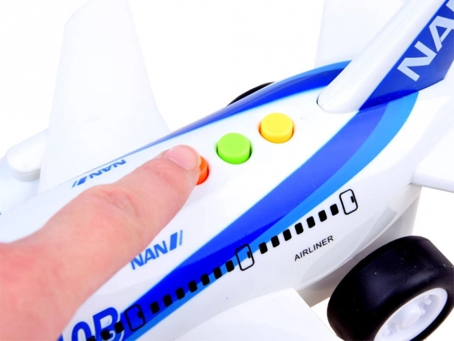 Interactive Airplane Toy with Sound and Light