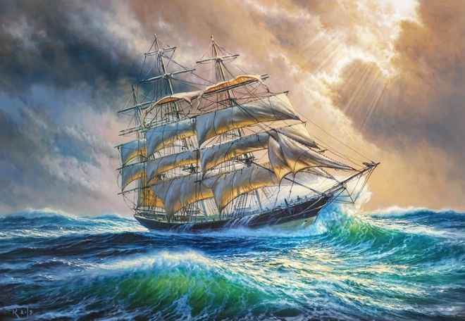 Sailing Ship at Sea Puzzle 1000 Pieces