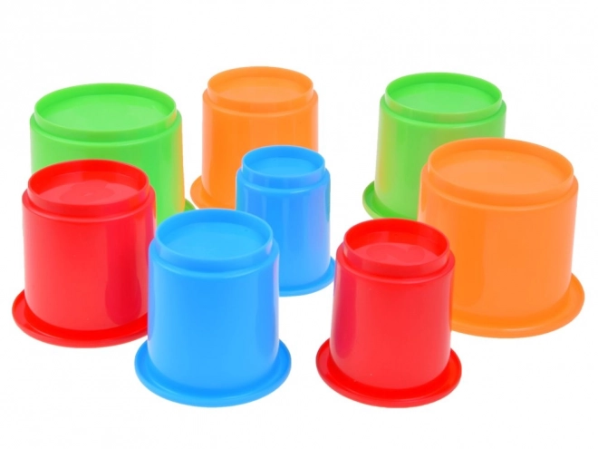 Colorful Little Tikes Stacking Cups