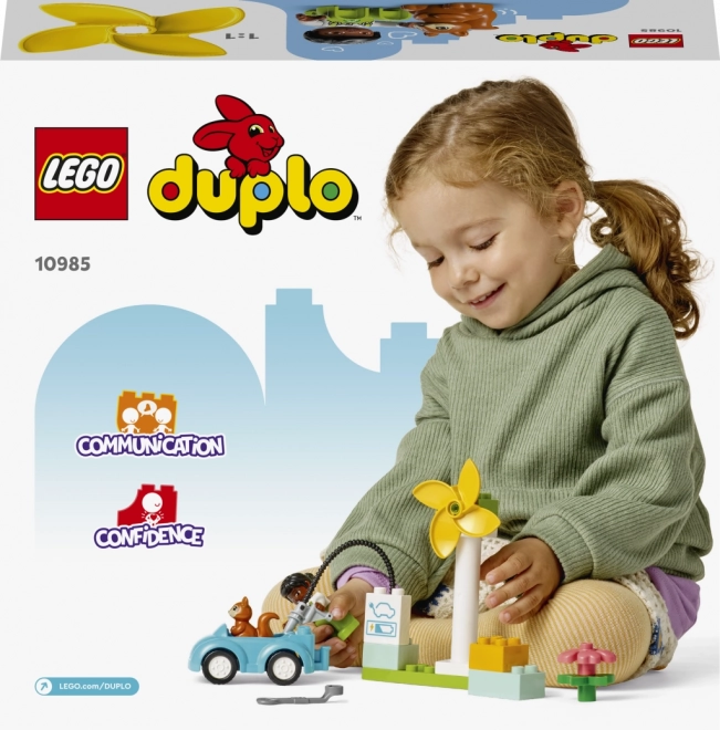 Duplo Wind Turbine and Electric Car