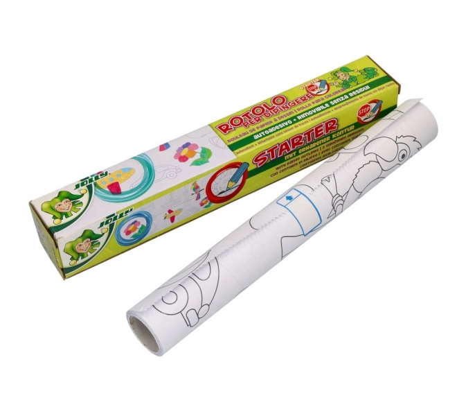 Self-Adhesive Coloring Roll 4m