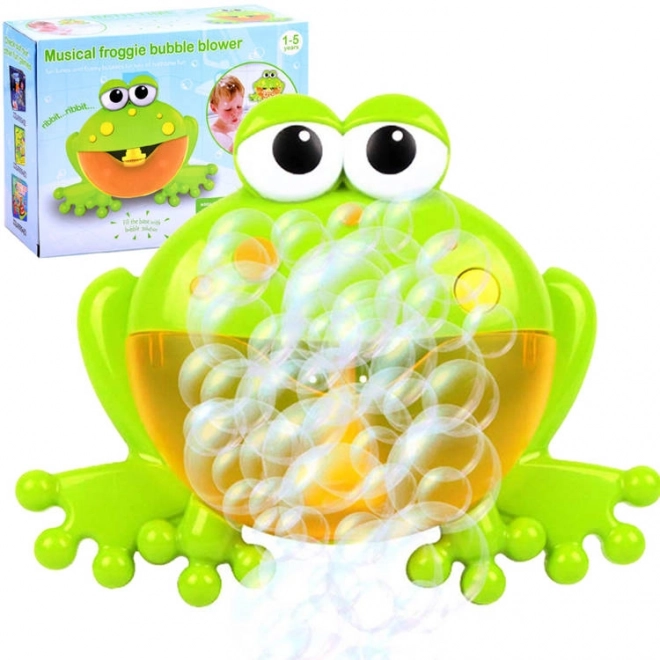 Bath Time Bubble Frog Toy with Music for Kids 18m+