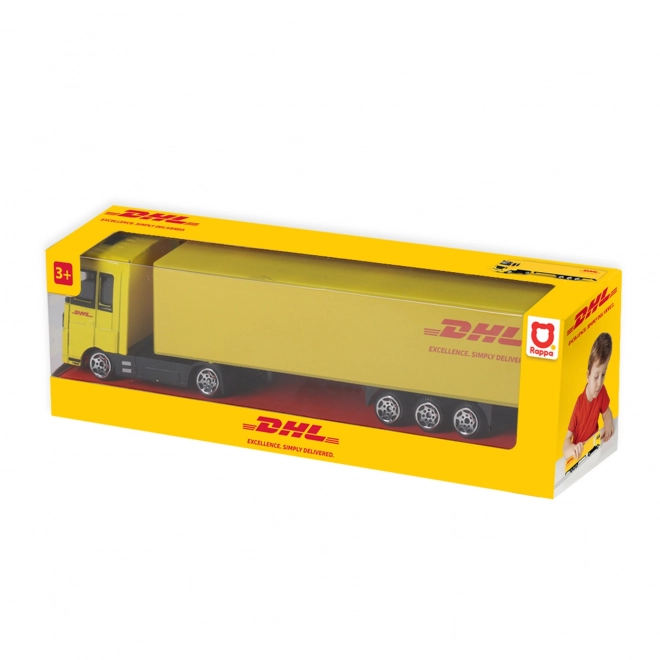 DHL Truck with Trailer Toy