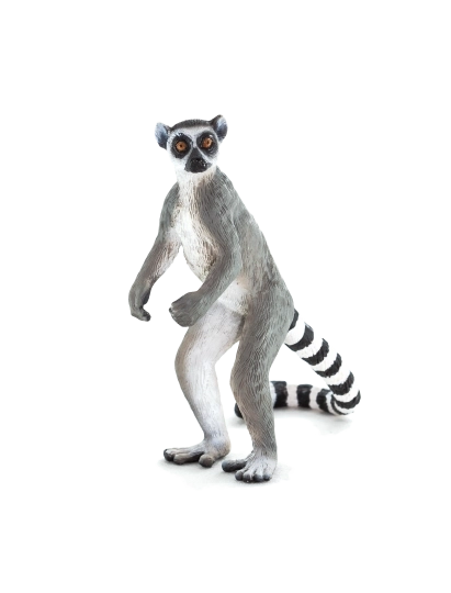 Realistic Lemur Figurine