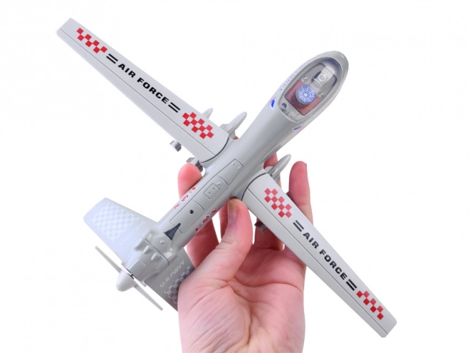 Military Sound Effects Metal Drone Toy