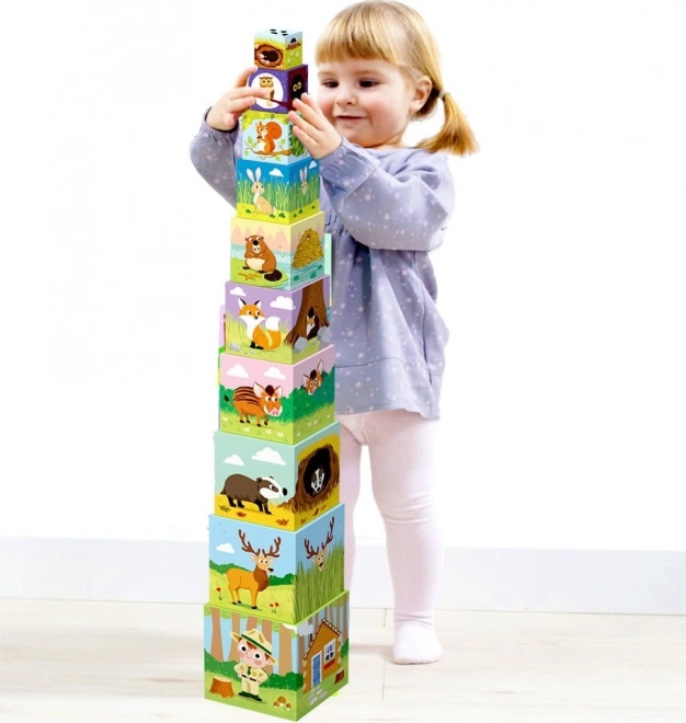 Trefl Educational Stacking Blocks Forest