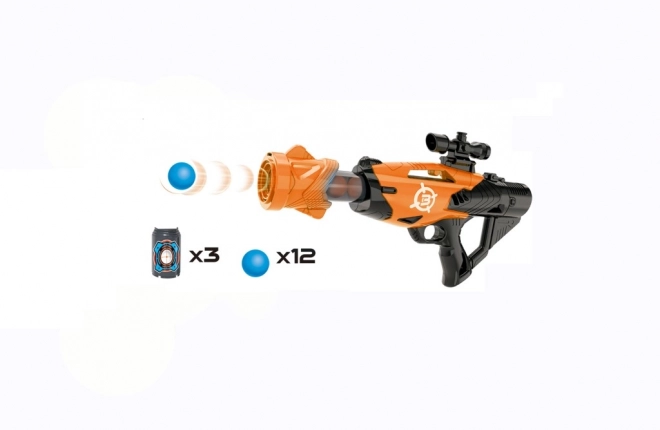 Pistola spara palline di schiuma 42 cm