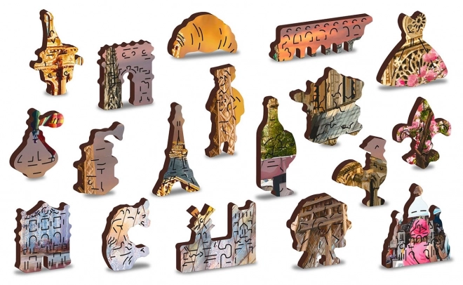 Wooden Paris Spring Puzzle by Wooden City