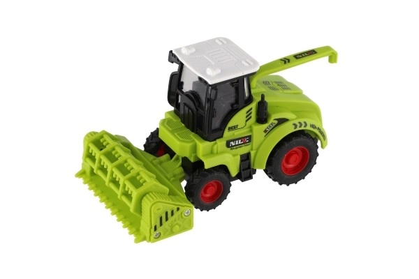 Plastic Farmer Combine Toy on Friction Motor