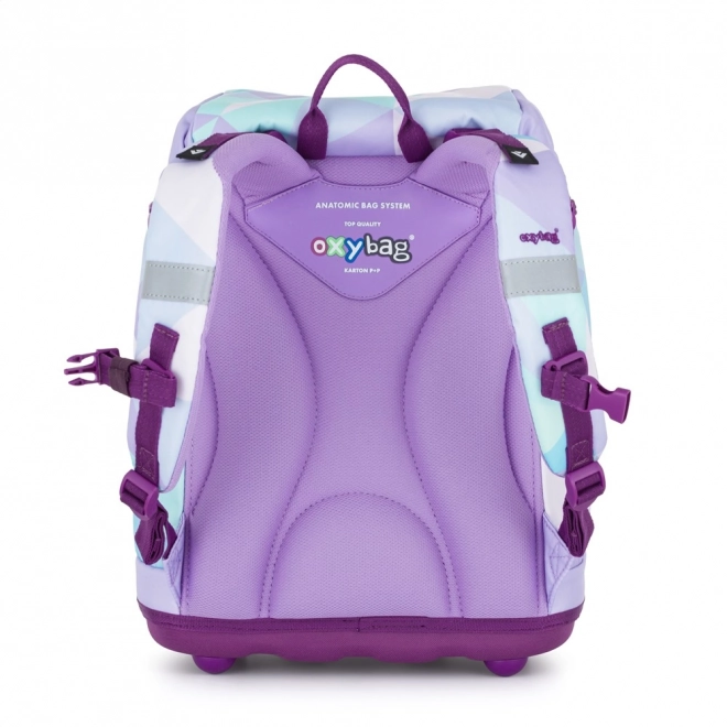 4-piece OXY Sherpy unicorn school backpack set