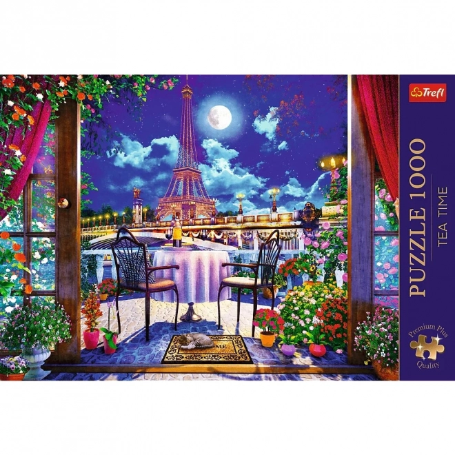 Paris Glowing in Moonlight Jigsaw Puzzle