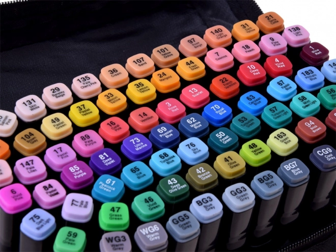 Alcohol-Based Dual-Tip Markers Set 80 pcs