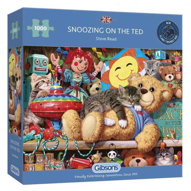 Gibsons Teddy Bear Nap Puzzle - 1000 Pieces