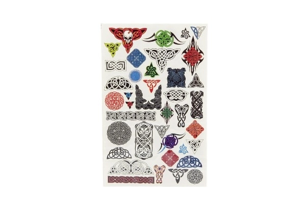 Tattoo set in a bag 15x25cm 3 types