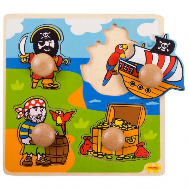 Pirate Wooden Insert Puzzle