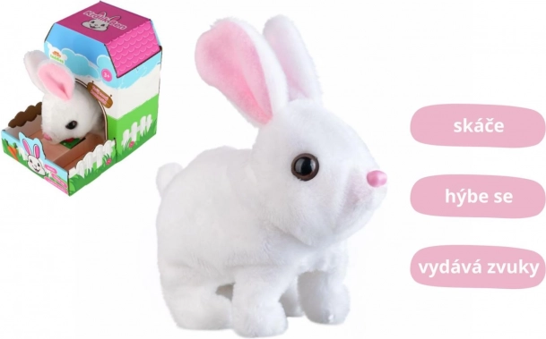 Teddies Bunny Ben – interactive jumping plush toy