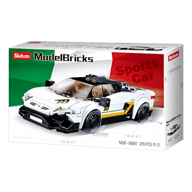 Sluban Italian Sports Car Building Set