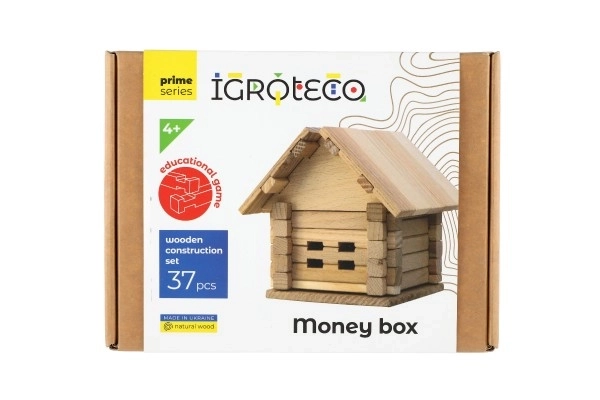 Wooden House Building Set