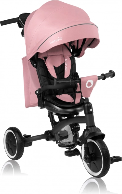 2-in-1 Children's Tricycle by Lionelo - Tris Plus Model in Pink Rose