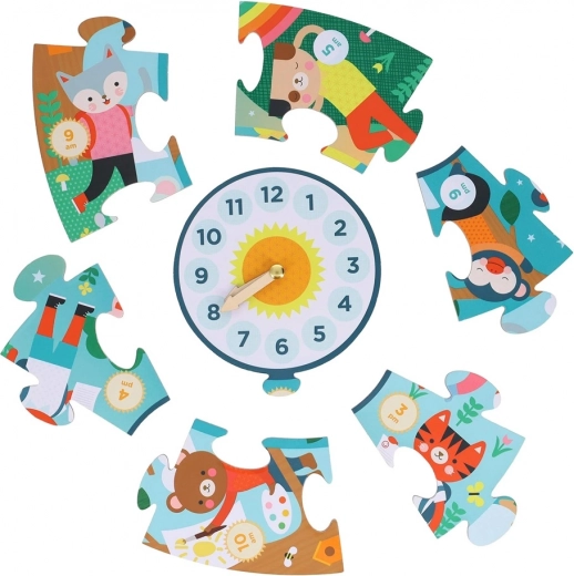 Interaktivna ura s premičnimi kazalci