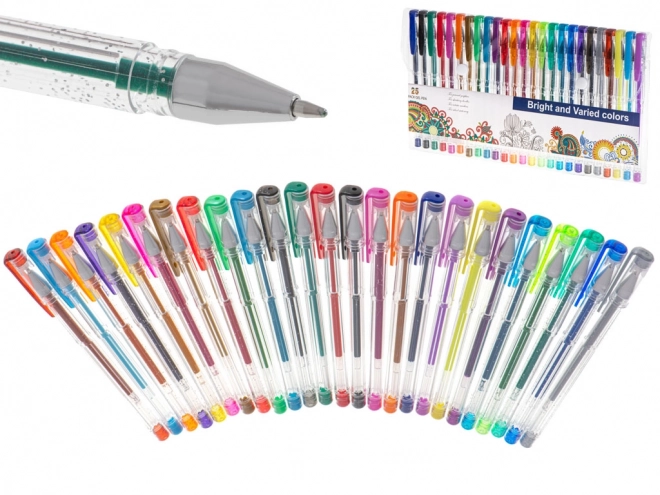 Colorful Glitter Gel Pens Set