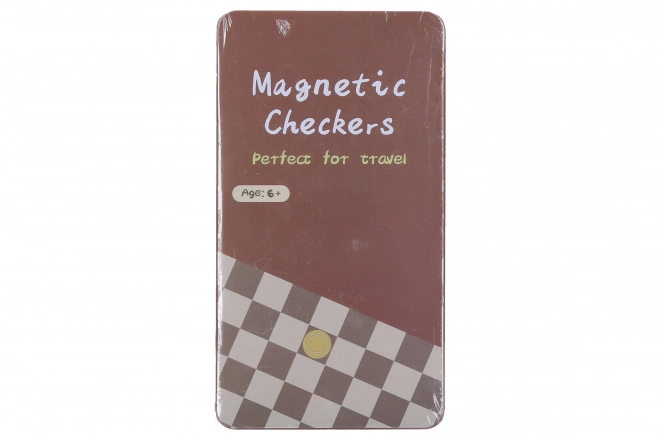 Magnetic Travel Checkers Game