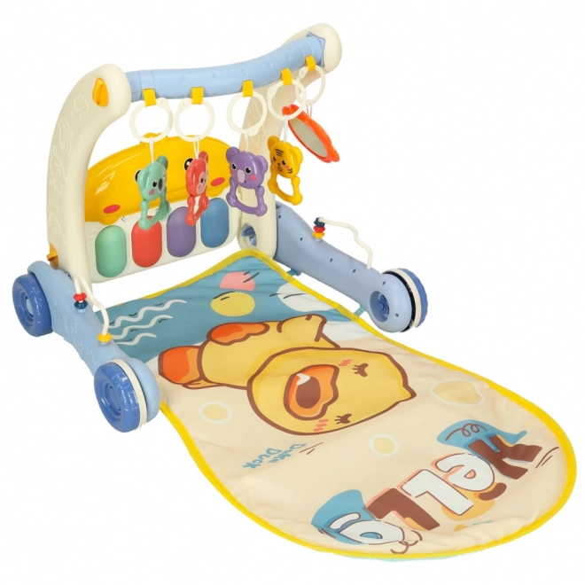 Educational Mat Walker with Piano 2-in-1 Bibi-Inn Blue