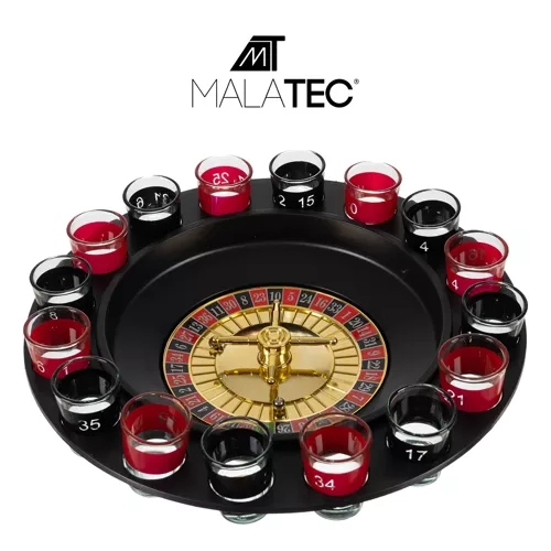 Alcohol Roulette Set with Shot Glasses