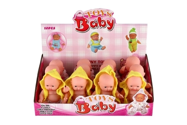 Baby Doll with Solid Plastic Body 12cm