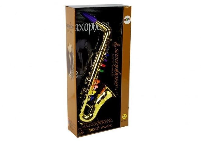 Toy Saxophone in Golden Color